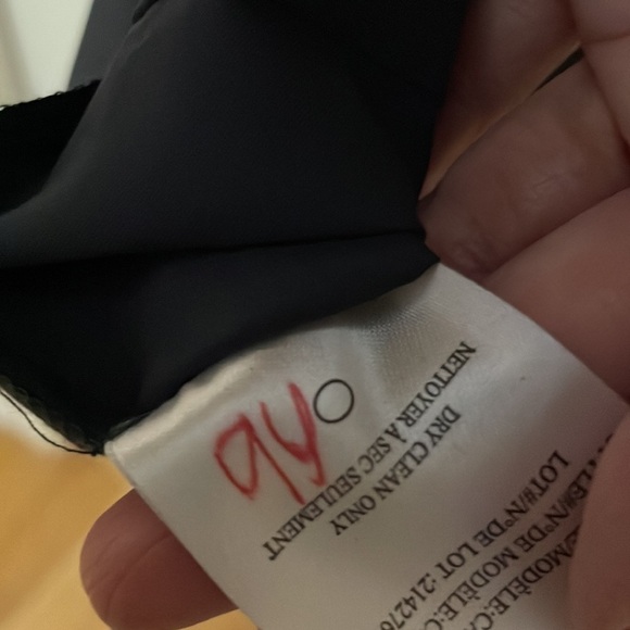 Theory sleeveless fitted navy blue dress size 8 - Picture 6 of 6